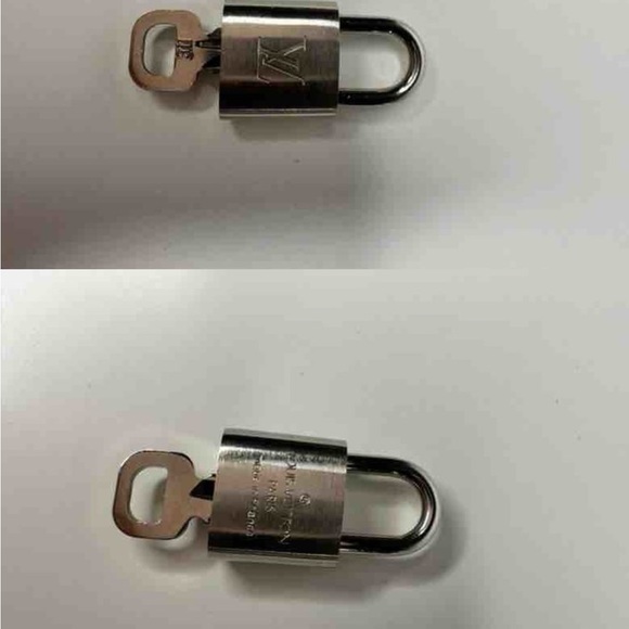 Louis Vuitton Authentic Lock & RARE Key Silver 311 - Picture 4 of 6